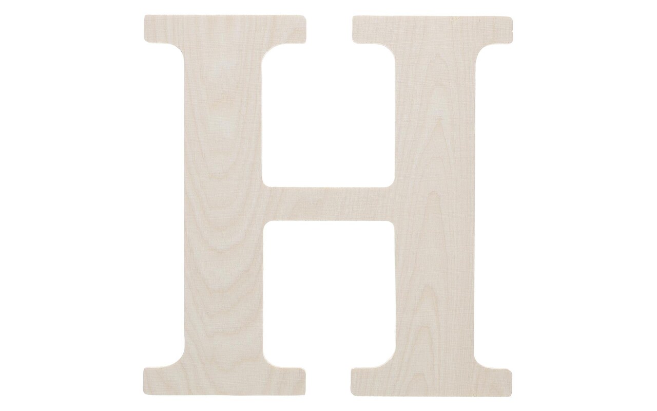 Good Wood by Leisure Arts Letter 9.5 H, Wooden Letters, Wood